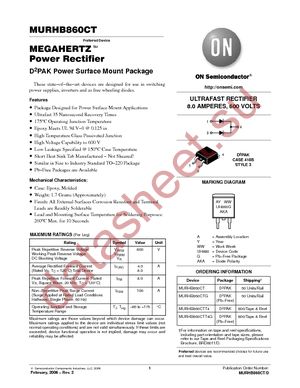 MURHB860CT datasheet  